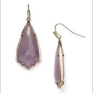 Kendra Scott Carla Drop Earrings in Amethyst